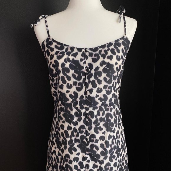 Vintage Leopard Print Cami Maxi Dress - Picture 3 of 7